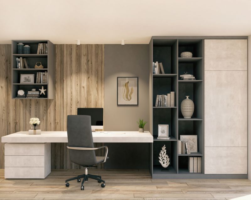 Built-In Home Office Furniture Solutions