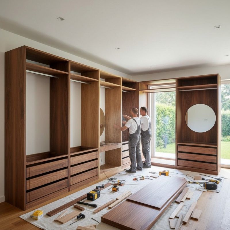 Mudroom Shelving Installation in Woodbridge, VA